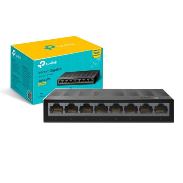 Switch TP-Link LS1008G 8 Port 10/100/1000Mbps vỏ nhựa
