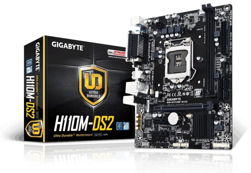 Bo mạch chủ Gigabyte H110M-DS2 Rev: 1.0
