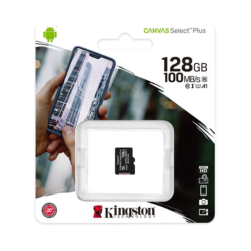 Thẻ nhớ KINGTON 128GB Hàng Chính Hãng