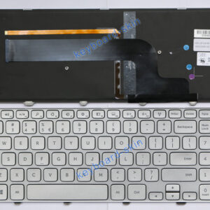 Bàn phím Laptop DELL 7537 Trắng LED