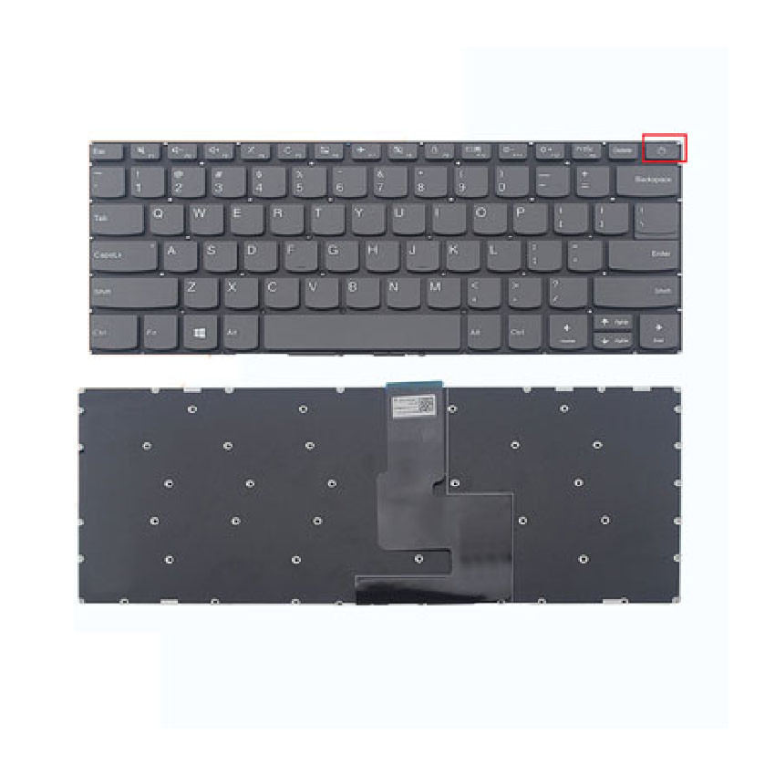Bàn phím Laptop Laptop Lenovo 320-14 có nút nguồn