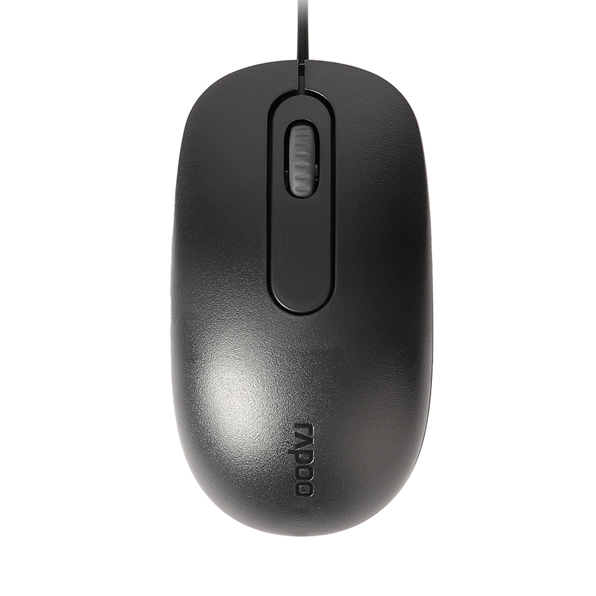 Chuột Có dây Rapoo N200 (Màu đen, kết nối USB)