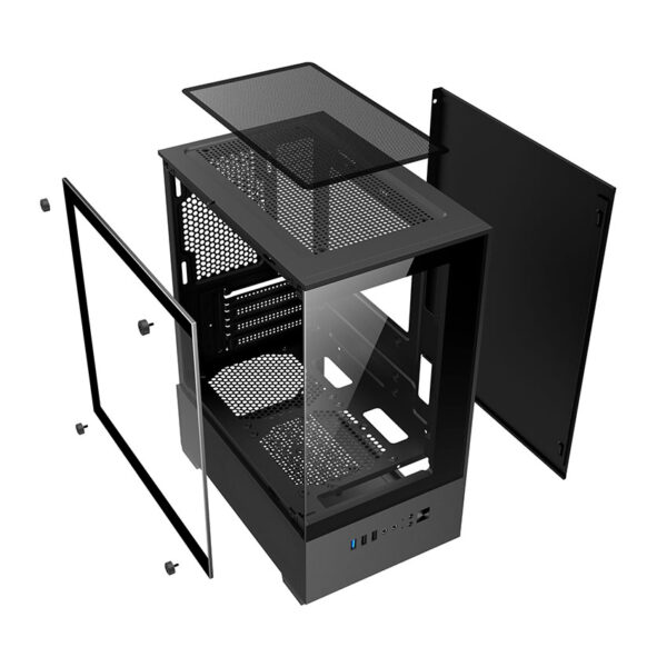 Vỏ Case Gaming Edra ECS1303 Màu đen - Hình ảnh 6