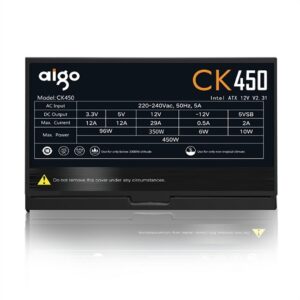 Thông số kỹ thuật Nguồn máy tính AIGO CK450 PRO - 450W