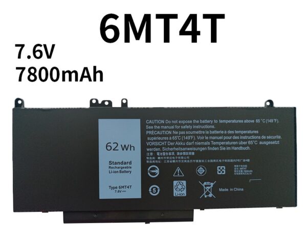 Pin Laptop Dell Latitude 5250/ 5550/5450 /5570/ 3160 (62Wh-7.6V-7800mAh)