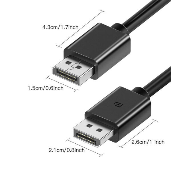 Dây DisplayPort hàng Zin 1.8m 4K/60Hz - Hình ảnh 3