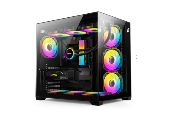 Vỏ máy tính E-Dra ECS1504 Black (Mid Tower/ ATX/ Màu đen)