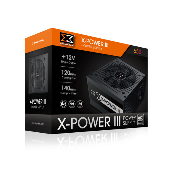 Thông số kỹ thuật Nguồn Xigmatek X-POWER III 650 - 600W EN45990