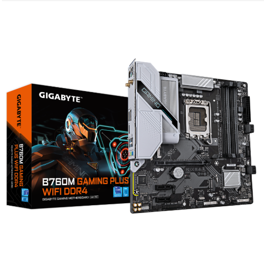 Bo mạch chủ Gigabyte B760M Gaming Plus Wifi DDR4