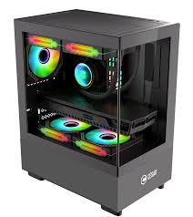 Vỏ Case máy tính César UNI Black